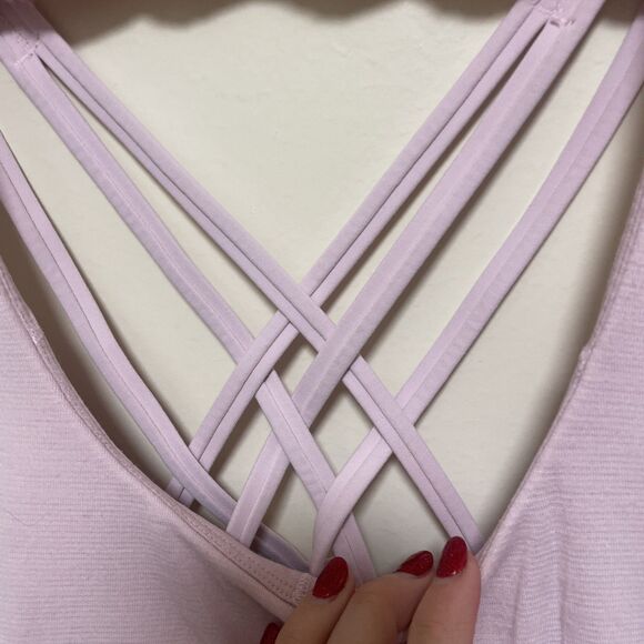 Lululemon Women's Free To Be Wild Strappy Activewear Tank Top Bra Athletic Sz 8 - Picture 4 of 7